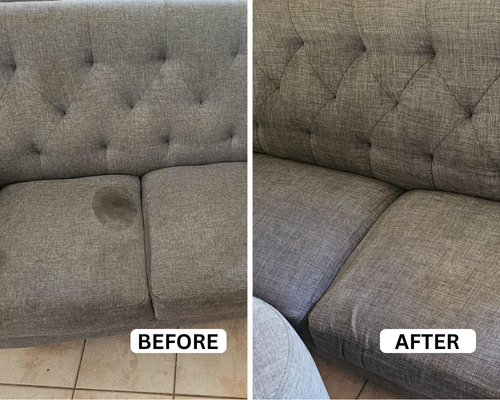 Upholstery cleaning before and after Perth